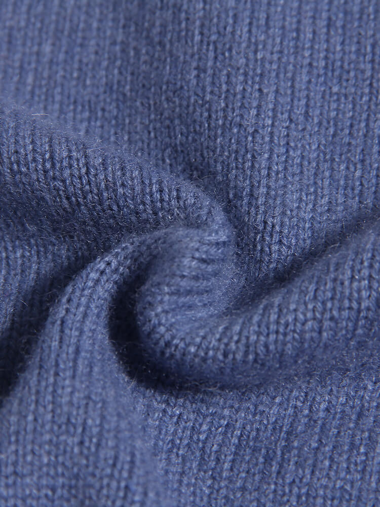 Kids Blue Pirate Whale and Bird Cashmere Sweater